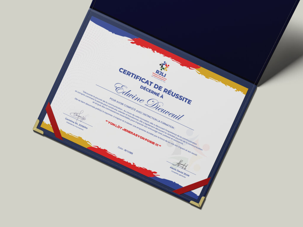 Certificat Mockup